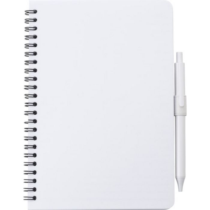 Antibacterial notebook approx. A5 with ball pen