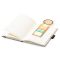 Bamboo memo holder, sticky notes, bookmark, ruler, notebook