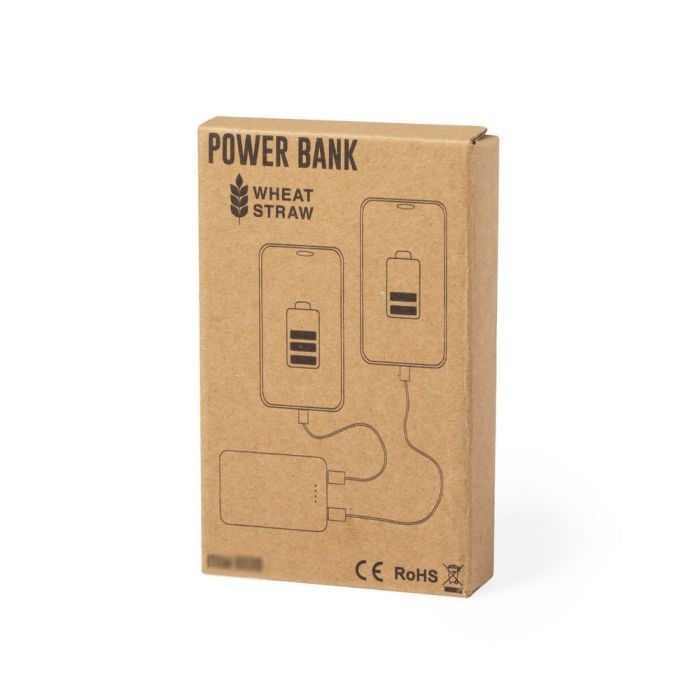 Wheat straw power bank 5000 mAh