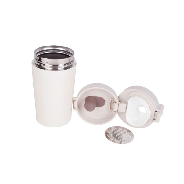Thermo mug 300 ml with sieve stopping dregs | Laura