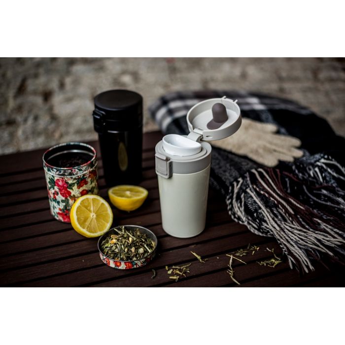 Thermo mug 300 ml with sieve stopping dregs | Laura
