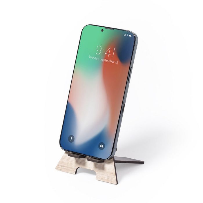 Wooden phone stand "Christmas tree", foldable