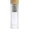 Glass thermos 420 ml with sieve stopping dregs