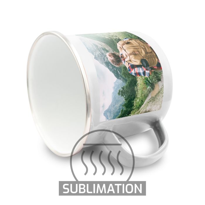Enamel mug 360 ml | Sandra
