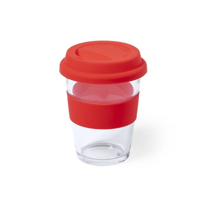 Glass travel mug 350 ml