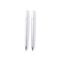 Recycled aluminium writing set, ball pen and roller ball pen