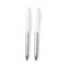 Recycled aluminium writing set, ball pen and roller ball pen
