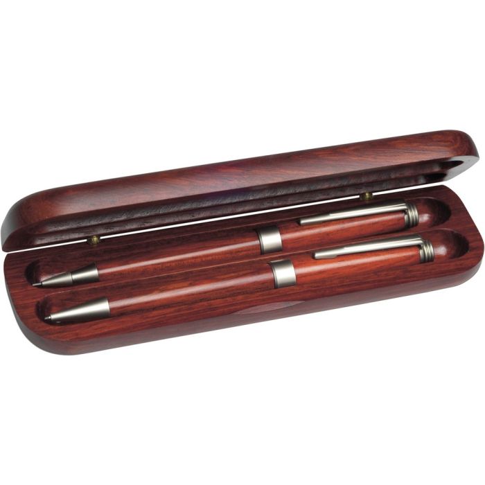 Writing set, ball pen and mechanical pencil