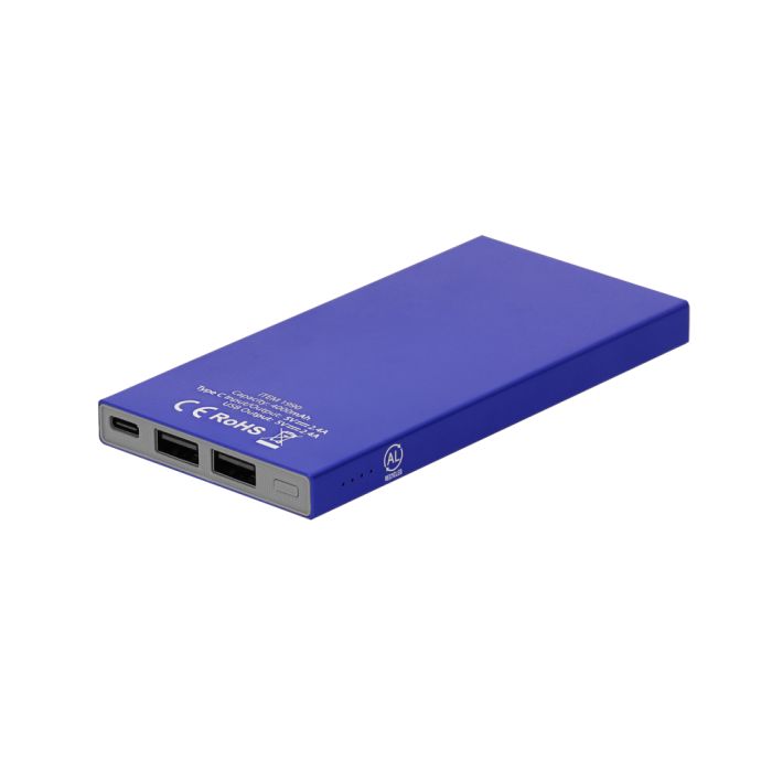 Recycled aluminium power bank 4000 mAh
