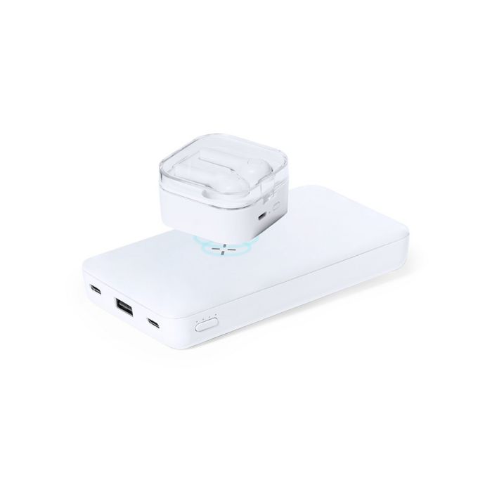 Wireless power bank 5000 mAh, wireless charger 15W, phone holder