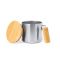 Recycled stainless steel thermo mug 330 ml