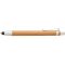 Bamboo writing set, ball pen with touch pen and mechanical pencil