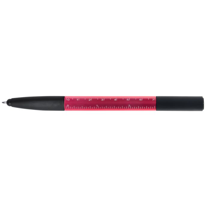 Multifunctional tool, ball pen, screen cleaner, ruler, phone stand, touch pen, screwdrivers