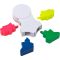 Highlighter "man", screen cleaner, keypad brush