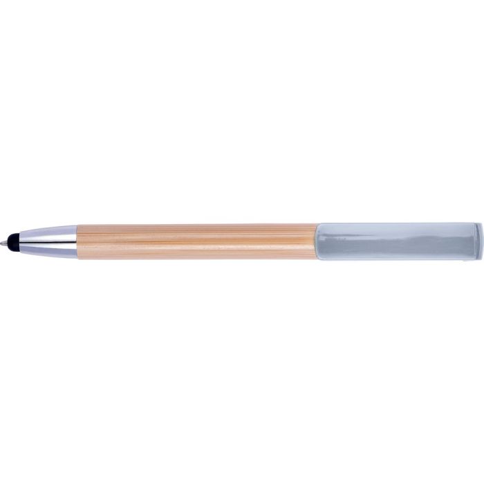 Bamboo ball pen, touch pen, phone stand