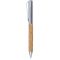 Cork writing set, ball pen and roller ball pen