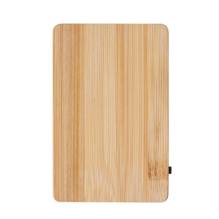 Magnetic wireless bamboo power bank 5000 mAh, wireless charger 15W