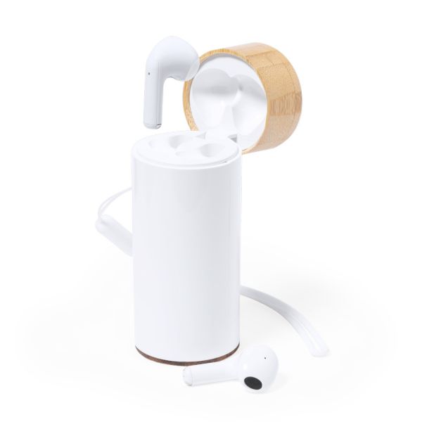 Power bank 4500 mAh, wireless earphones