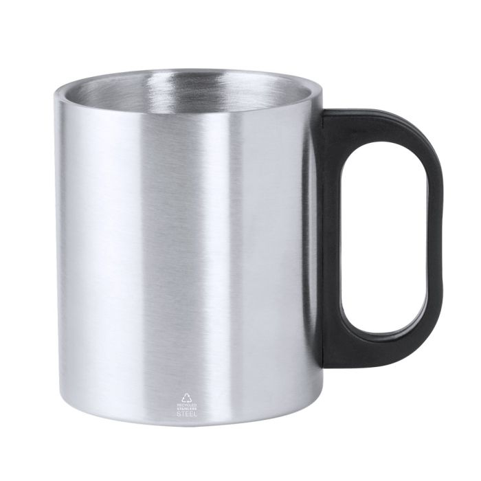 Recycled stainless steel mug 300 ml