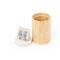 Bamboo pencil sharpener