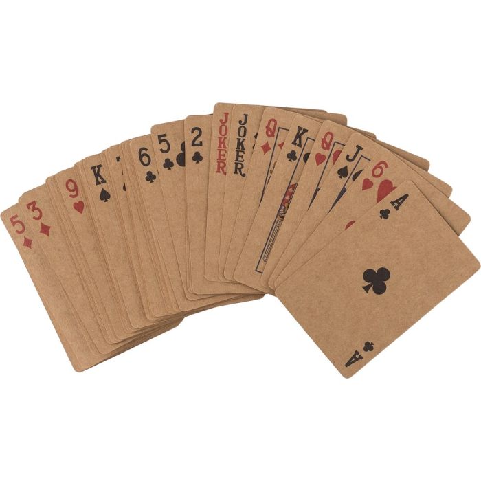 Recycled paper playing cards