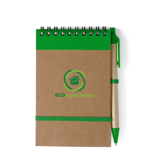 Notebook approx. A6 with ball pen
