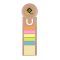 Memo holder, sticky notes, bookmark, notebook, ruler | Young