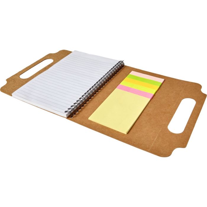 Conference folder, memo holder, notebook approx. A5, sticky notes