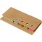 Memo holder, ruler, sticky notes, ball pen