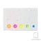 Memo holder, sticky notes, seed paper