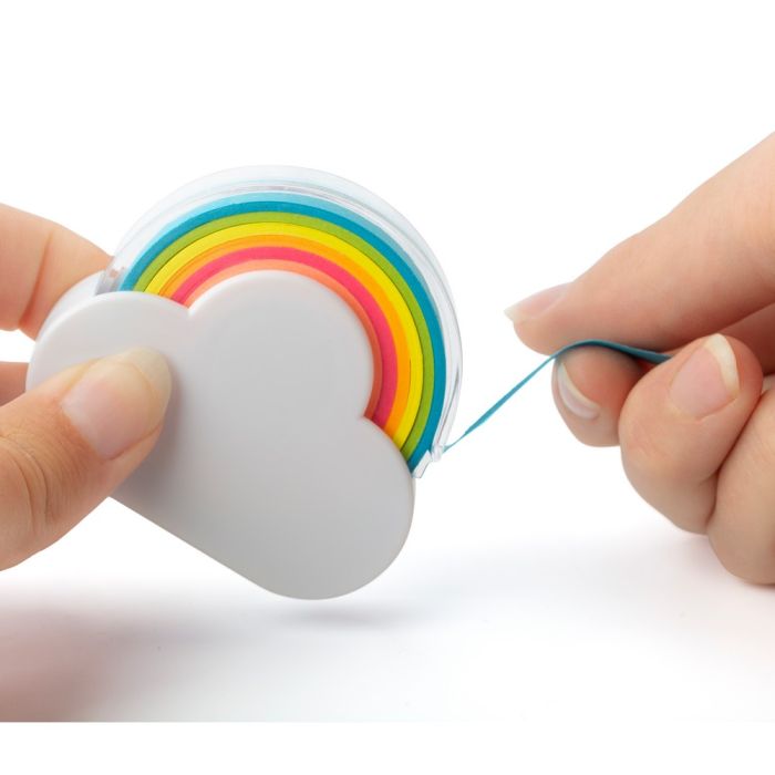 Memo tape dispenser "cloud", sticky notes