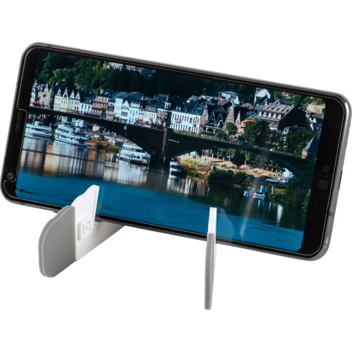 Foldable mobile phone stand also for tablets