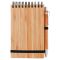 Bamboo notebook A6 with ball pen