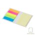 Memo holder, sticky notes, seed paper