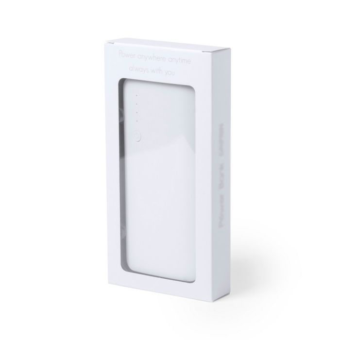 Power bank 10000 mAh, LED light