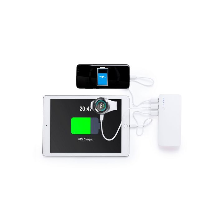 Power bank 10000 mAh, LED light