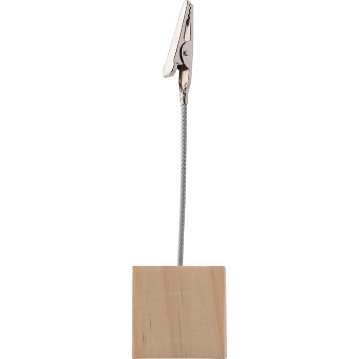 Wooden photo or memo holder