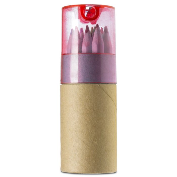 Colour pencil set, pencil sharpener