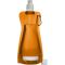 Foldable water bottle 420 ml with carabiner clip