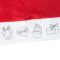 Christmas hat for colouring, crayons