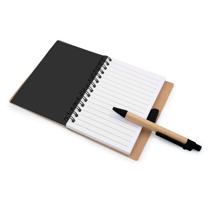 Notebook approx. B7 "smiling face" with ball pen | Dylan