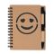 Notebook approx. B7 "smiling face" with ball pen | Dylan