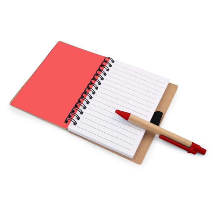 Notebook approx. B7 "smiling face" with ball pen | Dylan