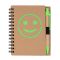Notebook approx. B7 "smiling face" with ball pen | Dylan