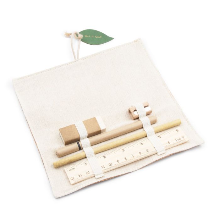 School set, pencil case, pencil, ball pen, ruler, eraser and pencil sharpener | Clark