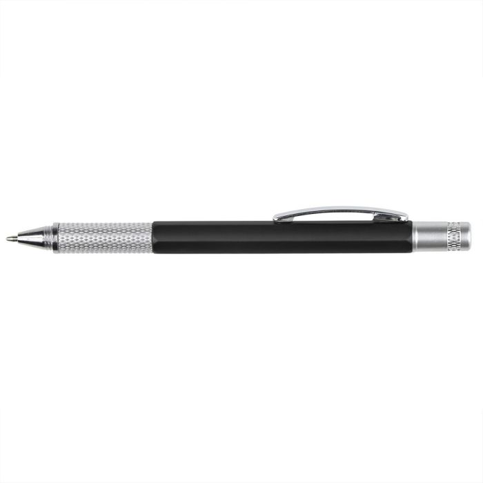 Multifunctional ball pen, ruler, spirit level, screwdriver