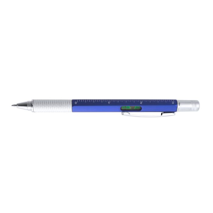 Multifunctional ball pen, ruler, spirit level, screwdriver