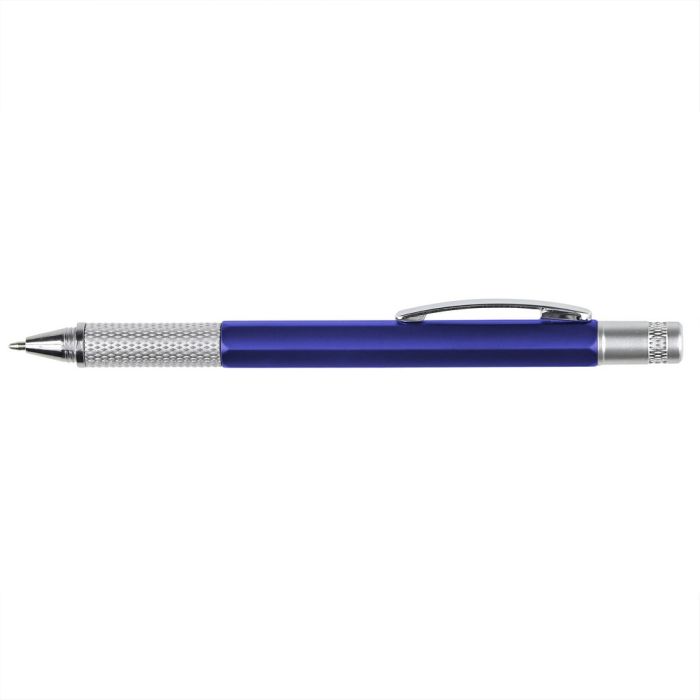Multifunctional ball pen, ruler, spirit level, screwdriver