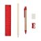 School set, pencil case, pencil, ball pen, ruler, eraser and pencil sharpener | Tobias