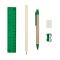 School set, pencil case, pencil, ball pen, ruler, eraser and pencil sharpener | Tobias